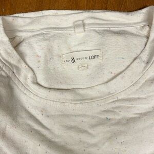 Lou and Grey for LOFT confetti fleck sweatshirt *OBO!*